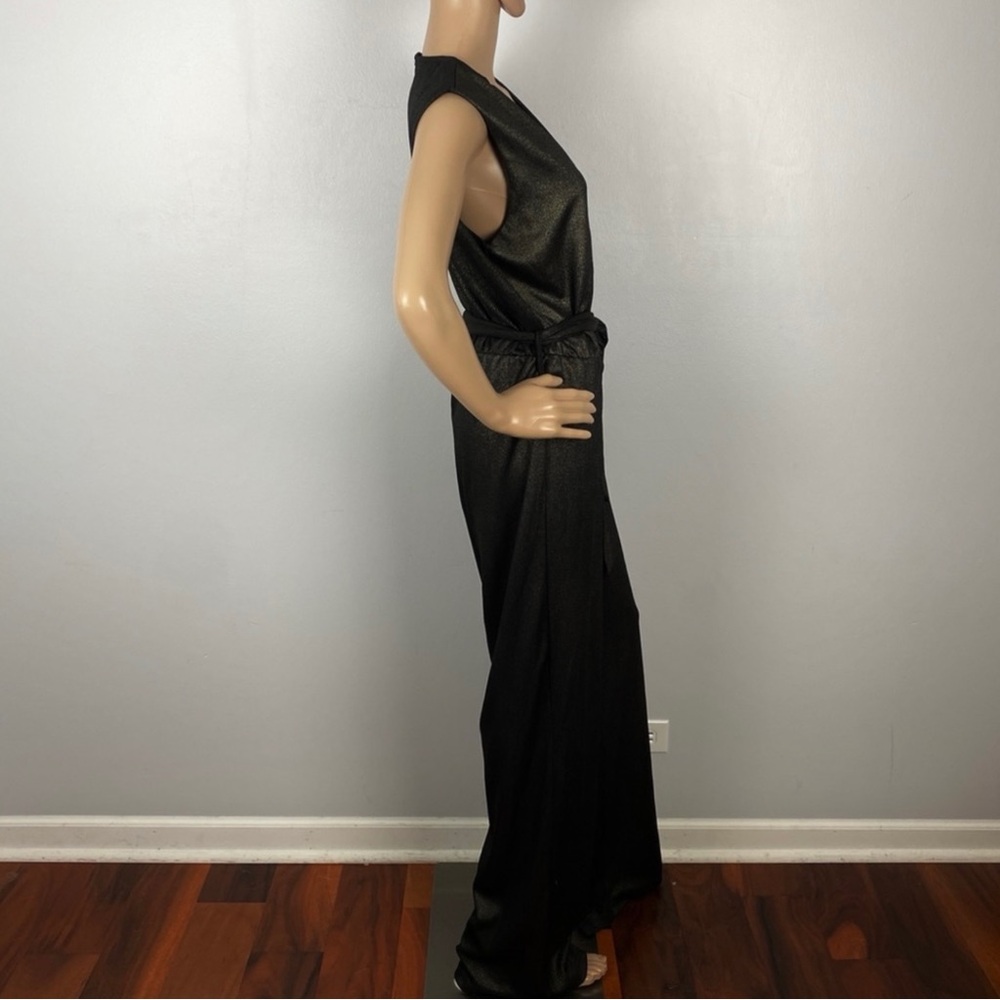 NEW BISHOP + YOUNG BLACK METALLIC JUMPSUIT - Picture 6 of 8